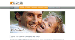 Desktop Screenshot of eicher-fenster.de