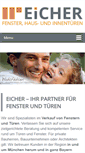 Mobile Screenshot of eicher-fenster.de