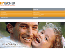 Tablet Screenshot of eicher-fenster.de